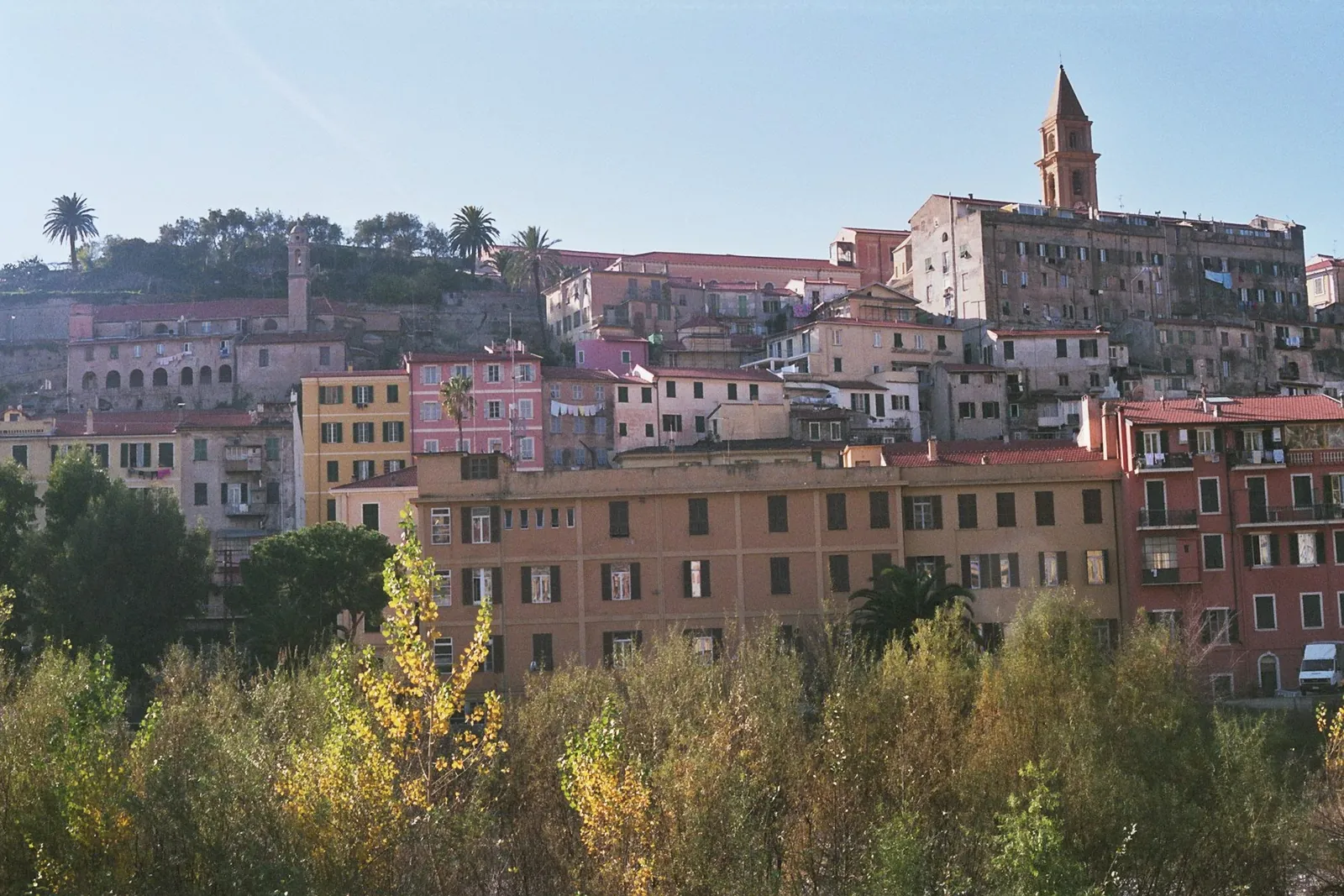 Private chauffeur in Ventimiglia — the colourful old town